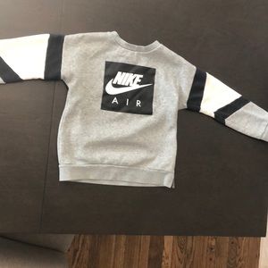 Youth medium Nike air fleece sweatshirt